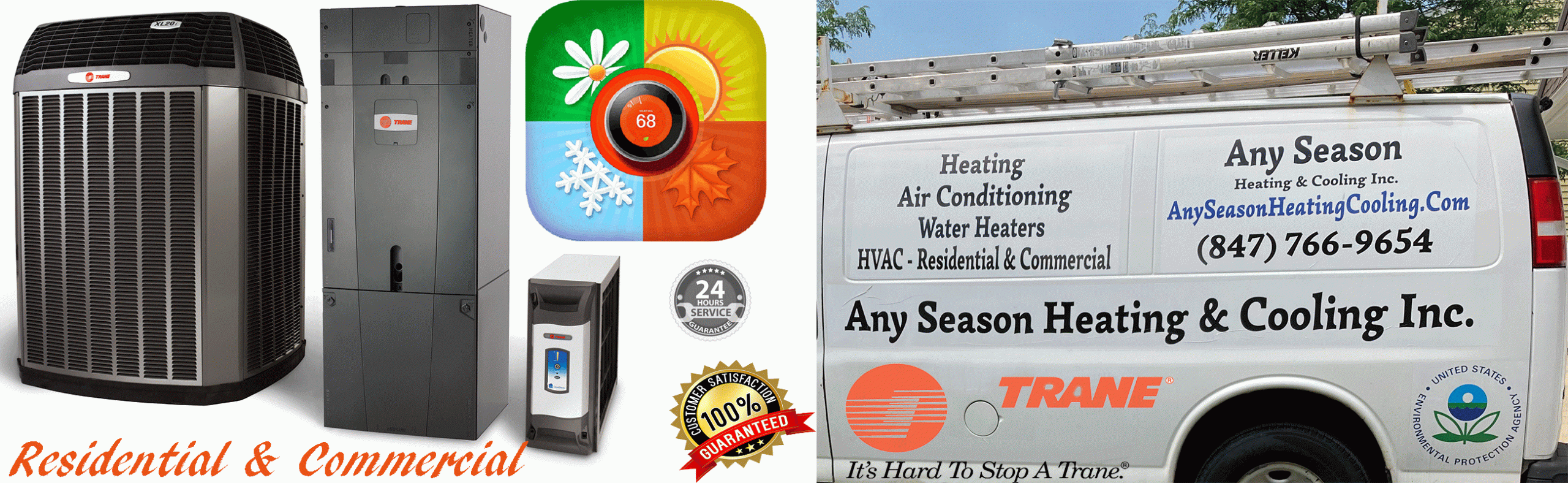 Any Season Heating & Cooling - Trane HVAC Dealer - Heating and Air Conditioning Contractor