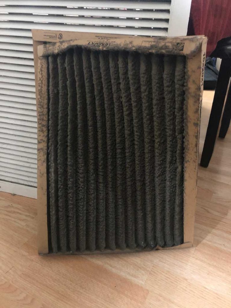 Air Conditioning Maintenance & replacing air filter