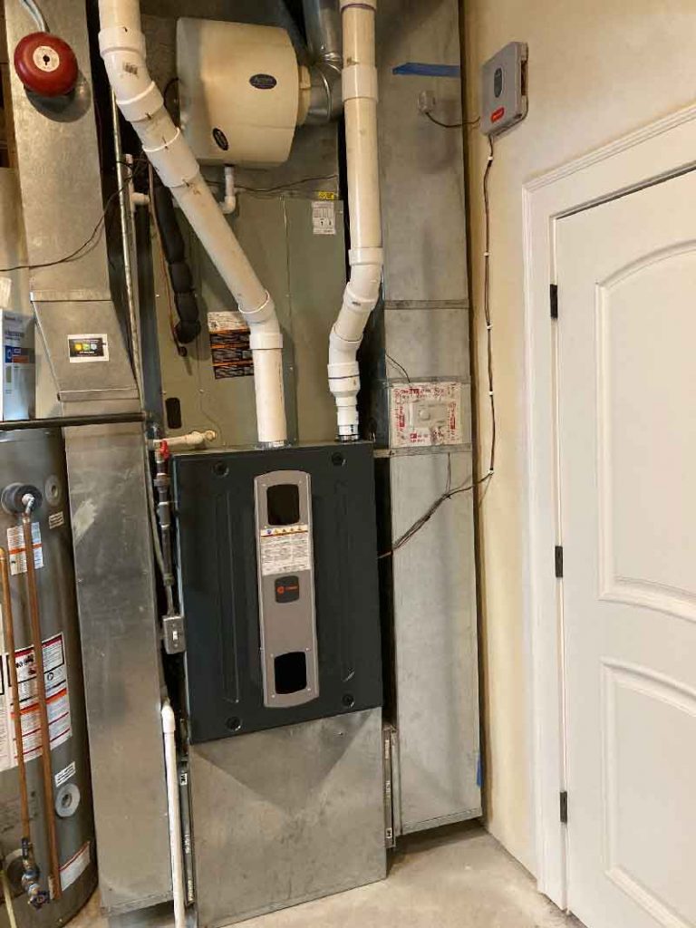 Installed High Efficiency Gas Furnace