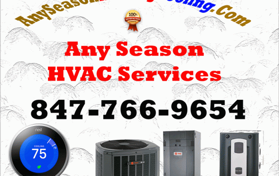 Any Season Heating & Cooling Services in Chicagoland area