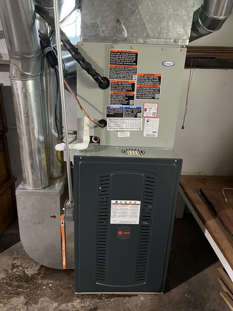 Residential furnace replacement in Des Plaines IL.