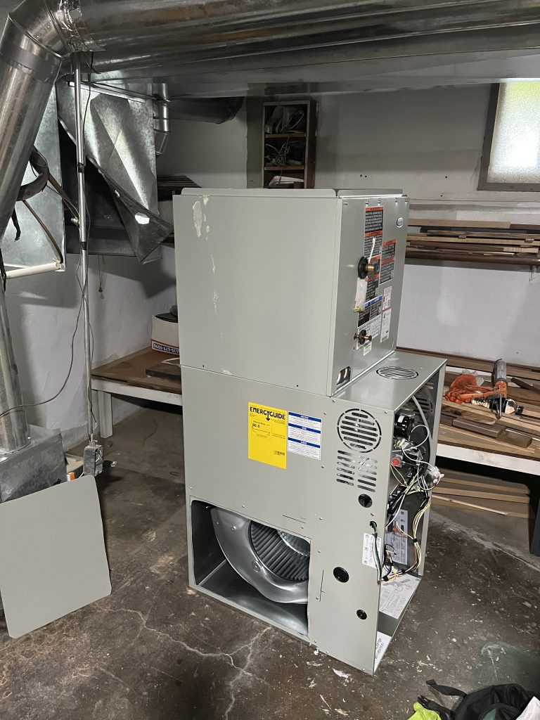 Trane furnace installation in Des Plaines IL by Any Season Heating & Cooling