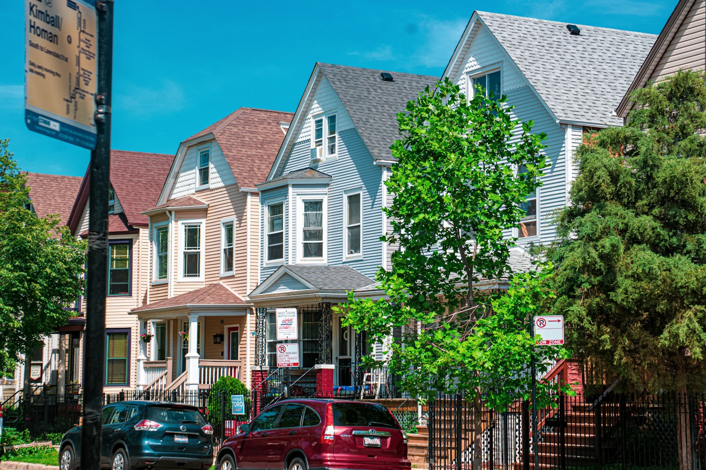 Residential neighborhood in the northwest Chicago suburbs served by Any Season HVAC